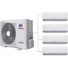 Aire acondicionado y calentador mini split sin conductos de 9 K 4 zonas Aire acondicionado y calentador mini split sin conductos de 9 K 4 zonas