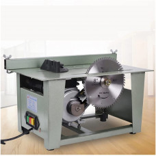 BFFDD Mini Mesa de Mesa for carpintería. Mj1025 Portátil Bricolaje Máquina de Corte de Madera Mesa de carpintería Sierra de Mesa Panel Sierra 3800R min 1200W 