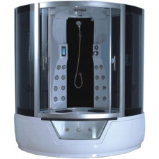  Bañera Ducha hidromasaje spa Bañera de esquina Terapia luz de colores Modelo MONTECARLO 150 x 150 cm 