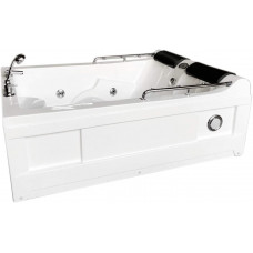 Bañera hidromasaje Bañera de esquina hidromasaje GINEVRA blanco 170 x 132cm