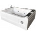 Bañera hidromasaje Bañera de esquina hidromasaje GINEVRA blanco 170 x 132cm