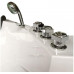  Bañera hidromasaje Model Sant'Angels 140 x 140 cm Bañera de esquina spa hidromasaje Piscina Spa NUEVA Terapia luz de colores para 2 