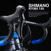 Bicicleta de Carretera Carbono con Grupo de 22 Velocidad Shimano 105 Juego de Ruedas de Carbono Ultraligero Tija de sillín 