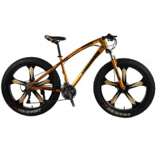  Bicicleta de montaña Bicicleta MTB de adulto Gran Playa del neumático de motos de nieve Bicicletas bicicleta de montaña for hombres y mujeres de 26 pulgadas ruedas ajustables velocidad doble freno de 