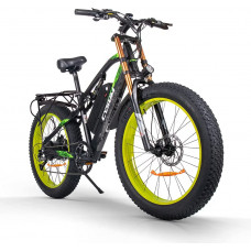  Bicicleta eléctrica para Adultos CM-900 1000W 48V Bicicleta eléctrica sin escobillas, batería de Litio extraíble 17Ah Freno hidráulico de Bicicleta de montaña 