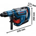  Bosch Professional BITURBO GBH 18V-45 C - Martillo perforador a batería (18V, 12,5 J, Ø máx. hormigón 45 mm, SDS max, Connectivity, 2 bat. 12.0 Ah ProCORE, maletín) 