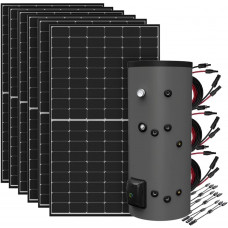 Caldera Fothermo de 300 L para tratamiento de agua caliente con Sistema solar de 2,64 kWp   