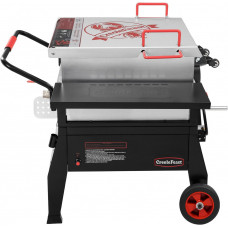 Cocina de gas propano para exteriores con soporte de montaje de cilindro 