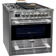 Cocina eléctrica con placa grill 90 cm, cocina de gas, 4,5 kW 