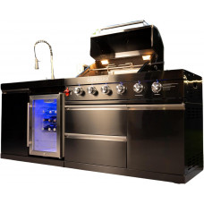 Cocina para exteriores – de acero inoxidable 