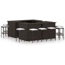 Conjunto Muebles de Jardin 4 Mesa y 12 Sillas para Exterior