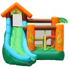  FGVDJ Castillo Hinchable Inflable para niños, Trampolines para niños, Castillo para Saltar, con soplador, Bolsa de Agua para niños, obstáculo, Castillo para Saltar, j 