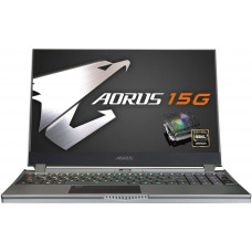  Gigabyte AORUS 15G WB-8ES2130MH - Ordenador portátil Gaming de 15.6" FullHD 240Hz (Intel Core i7-10875H, 16GB RAM, 512GB SSD, Nvidia RTX2070-8GB, Windows 10) negro - teclado QWERTY Español 