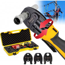 Alicates de engarzado hidráulicos recargables profesionales de 12V/3Ah 