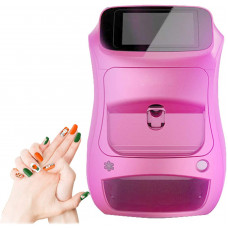 Impresora Uñas Máquina Barato para Teléfono, 3D Uña Impresoras Portátil Pintura Máquina con Toque Pantalla 10S Pintura Secadora Apoyo WiFi/Bricolaje,1