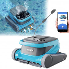 Limpiafondos de piscina robótico completamente automático con control de aplicación 