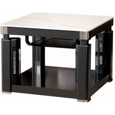 MNSSRN Calefacción para el hogar Mesa de calefacción eléctrica, Mesa de Parrilla eléctrica Ajustable, Mesa de café eléctrica de Sala de Estar, Horno Cuadrado Tabla de calefacción eléctrica 80 cm