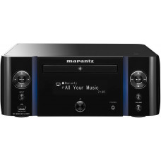 Marantz MCR611-T1B Melody Media - Receptor AV CD player, CD, CD-R, CD-RW, DAB, DAB+, FM, AAC, AIFF, ALAC, FLAC, MP3, WAV, WMA, Spotify, vTuner, 6,3 mm 
