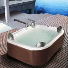 Minipiscina spa relax 210 x 170 cm 6-8 plazas 41 chorros LED 