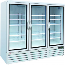 Nevera expositora industrial triple puerta de cristal para hostelería Nevera expositora industrial triple puerta de cristal para hostelería