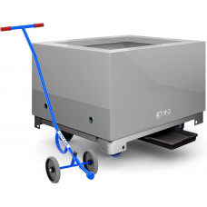 Roland Individual Jardinera Edgy Blok 400 litros con sistema de palanca y cajón de agua 