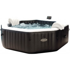 Spa hinchable octogonal con burbujas y jets 1.098 litros INTEX Spa hinchable octogonal con burbujas y jets 1.098 litros INTEX