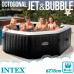 Spa hinchable octogonal con burbujas y jets 1.098 litros INTEX 
