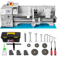 Torno de metal 1100W Husillo 38 mm Portabrocas Motor sin rubor Torno de metal 1100W Husillo 38 mm Portabrocas Motor sin rubor