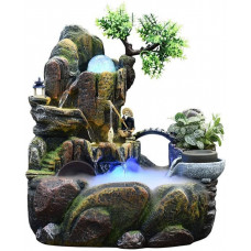 XQKQ Cascada de Escritorio, Fuente de Agua de Mesa Fuente de Mesa de Interior Cascadas de Roca simulada Cascadas y Pesca para Ancianos con humidificador atomizador Cuentas giratori XQKQ Cascada de Escritorio, Fuente de Agua de Mesa Fuente de Mesa de Interior Cascadas de Roca simulada Cascadas y Pesca para Ancianos con humidificador atomizador Cuentas giratori