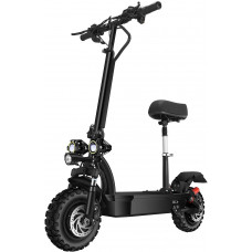 SONGZO Scooters Eléctricos 5600 W Motor Velocidad Máxima 70 km/h Doble Tracción 11 Pulgadas Neumático de Vacío Todoterreno Freno de Disco Doble Scooter Plegable con Batería de Litio de 60 V 26 AH SONGZO Scooters Eléctricos 5600 W Motor Velocidad Máxima 70 km/h Doble Tracción 11 Pulgadas Neumático de Vacío Todoterreno Freno de Disco Doble Scooter Plegable con Batería de Litio de 60 V 26 AH