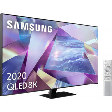  Samsung QLED 2020 55Q700T - Smart TV de 55" 8K, Direct Full Array HDR 1000, Inteligencia Artificial, MultiView, OTS+, Premium One Remote y Asistentes de Voz Integrados, con Alexa integrada [Clase de eficiencia energética G] 