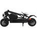  SONGZO Scooters Eléctricos 3200 W Motor Velocidad Máxima 70 km/h Doble Tracción 11 Pulgadas Neumático de Vacío Todoterreno Freno de Disco Doble Scooter Plegable con Batería de Litio de 60 V 26 AH 