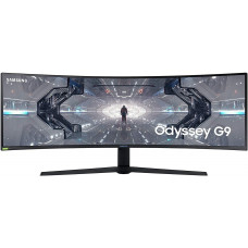  Samsung LC49G93TSSUXEN Odyssey G9 - Monitor curvo de 49'' DQHD (5120 x 1440p, 1 ms, 240 Hz, GSync, FreeSync Premium Pro, LED, HDR1000, 32:9, 420 cd/m², 1000R, HDMI, PBP, PIP) Blanco 