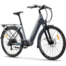 Moma Bikes Bicicleta Eléctrica Urbana EBIKE-28 Pro, Shimano 7vel, frenos hidráulicos, batería Integrada Litio 48V 13Ah (624Wh) Moma Bikes Bicicleta Eléctrica Urbana EBIKE-28 Pro, Shimano 7vel, frenos hidráulicos, batería Integrada Litio 48V 13Ah (624Wh)